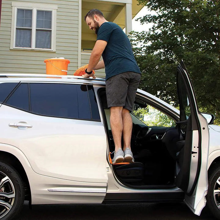 Foldable Car Roof Rack Step - Multifunction Design for Easy Access Perfect for Camping Travel and More - Totostore