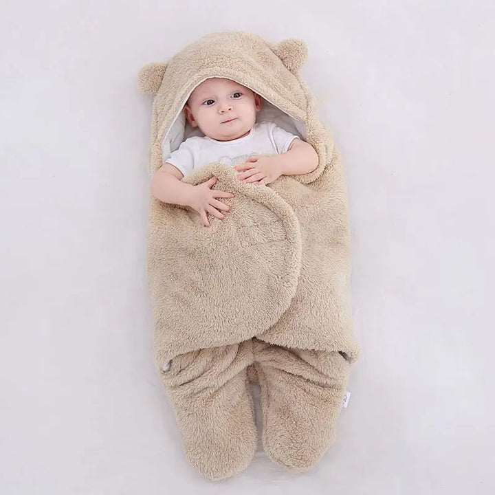 charsFluffy Fleece Baby Sleeping Bag - Newborn Receiving Blanket for Boys and Girls - Totostore