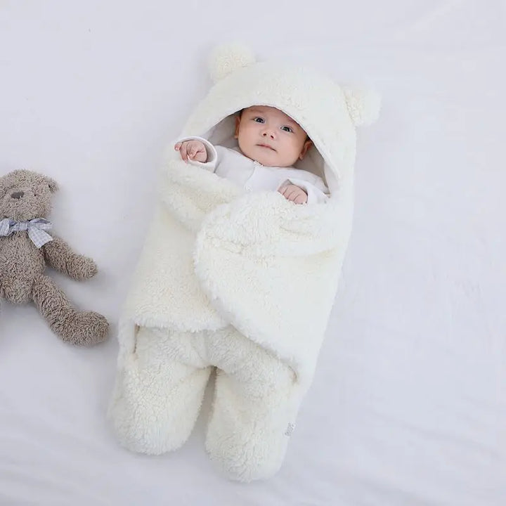 charsFluffy Fleece Baby Sleeping Bag - Newborn Receiving Blanket for Boys and Girls - Totostore