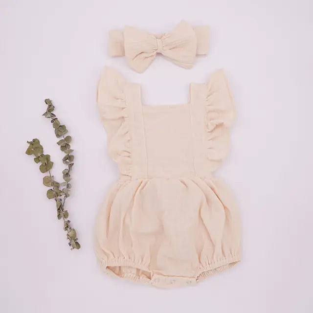 Organic Cotton Baby Girls Sustainable Summer Collection - Soft and Eco-Friendly Clothing - Totostore