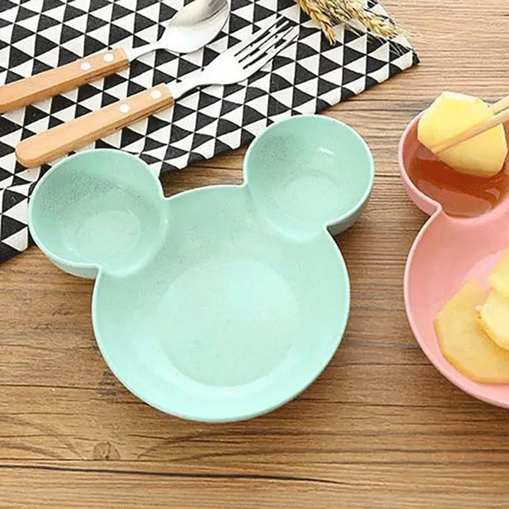 Cartoon Baby Feeding Bowl Tableware Plate For Kids Children Infant Dish Training Dinnerware Cute Dishes Tray - Totostore