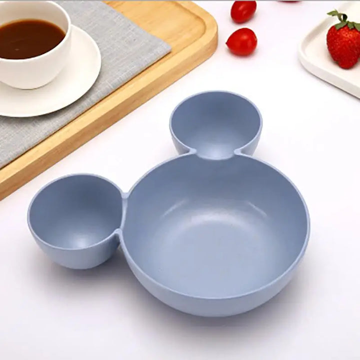 Cartoon Baby Feeding Bowl Tableware Plate For Kids Children Infant Dish Training Dinnerware Cute Dishes Tray - Totostore