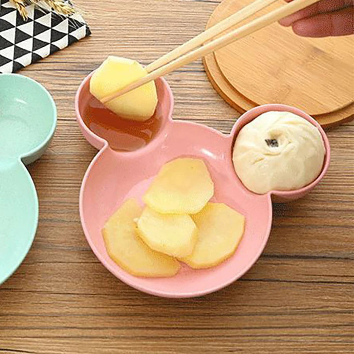 Cartoon Baby Feeding Bowl Tableware Plate For Kids Children Infant Dish Training Dinnerware Cute Dishes Tray - Totostore