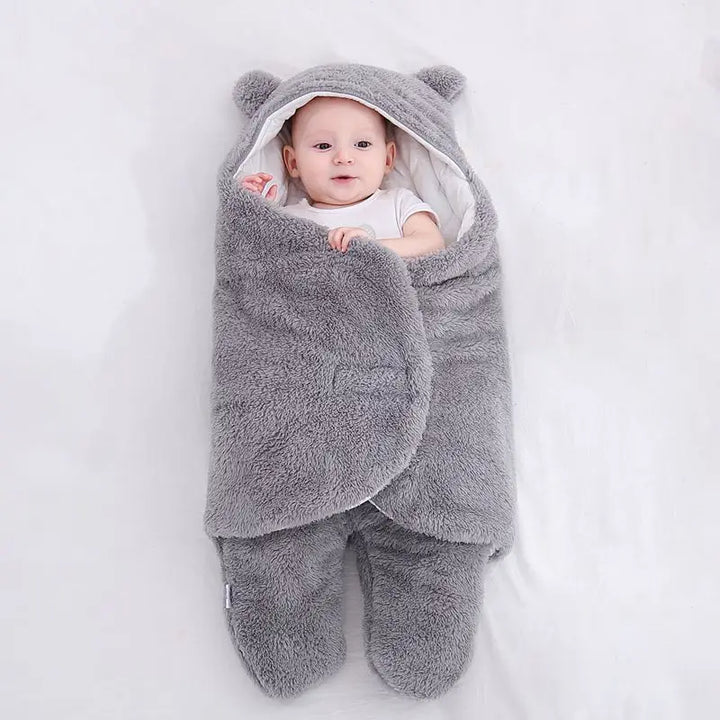 charsFluffy Fleece Baby Sleeping Bag - Newborn Receiving Blanket for Boys and Girls - Totostore