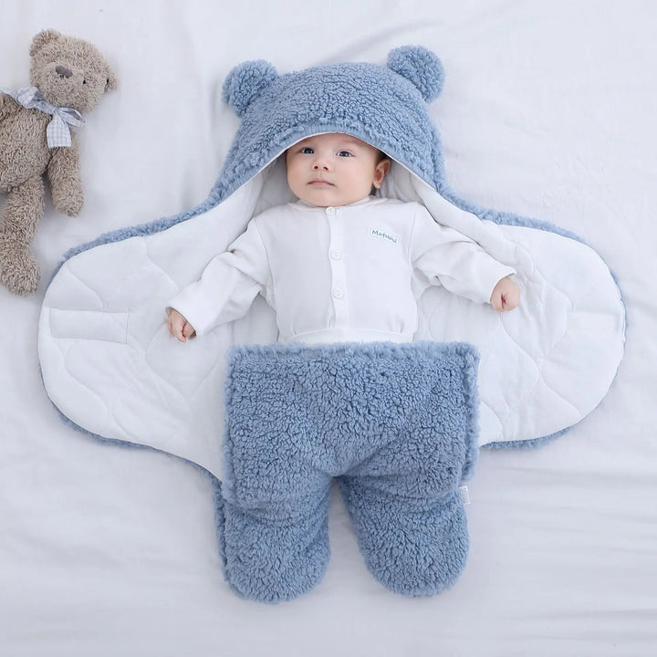 charsFluffy Fleece Baby Sleeping Bag - Newborn Receiving Blanket for Boys and Girls - Totostore