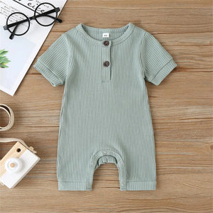 0-18M Baby Summer Romper Jumpsuit Cotton Infant Outfits in 5 Colors - Totostore