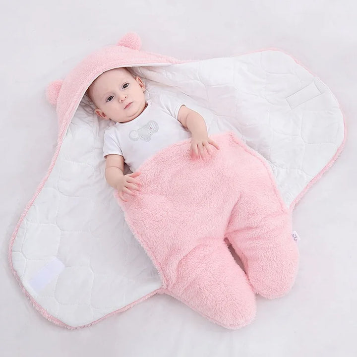 charsFluffy Fleece Baby Sleeping Bag - Newborn Receiving Blanket for Boys and Girls - Totostore