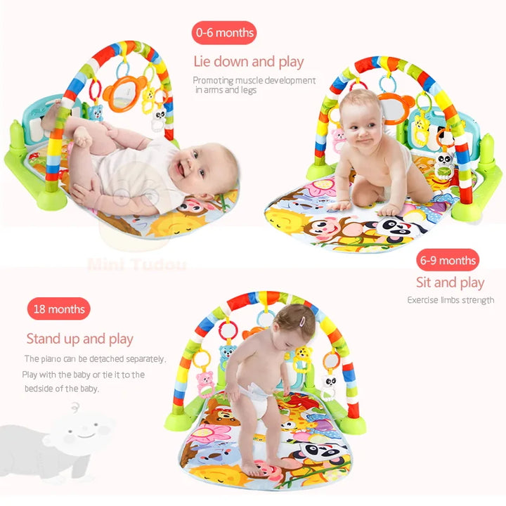 Kick n Play Piano Gym Interactive Baby Activity Center - Totostore