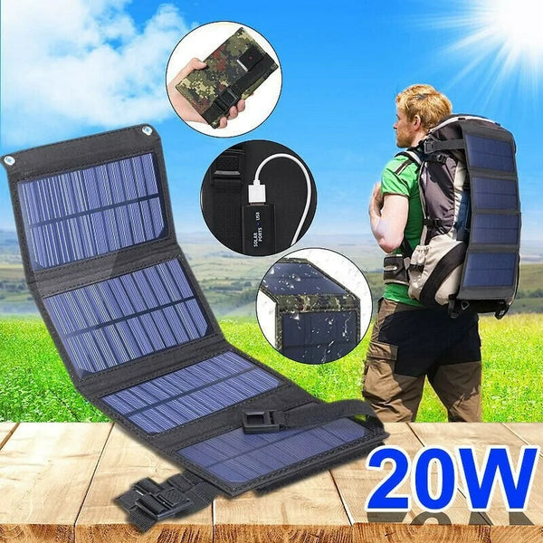 Foldable Solar Panel - Waterproof for Maximum Portability and Use in Any Weather - Totostore