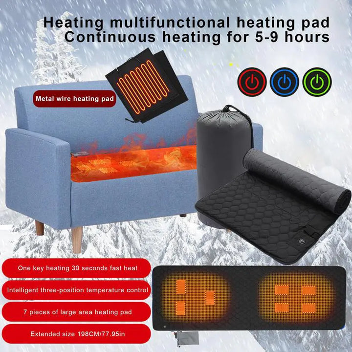 Outdoor USB Heating Sleeping Mat - Totostore