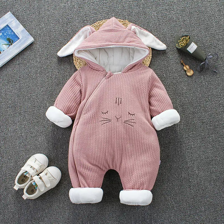 Cute Warm Cotton Baby Bodysuit Cozy Romper for Little Ones - Totostore