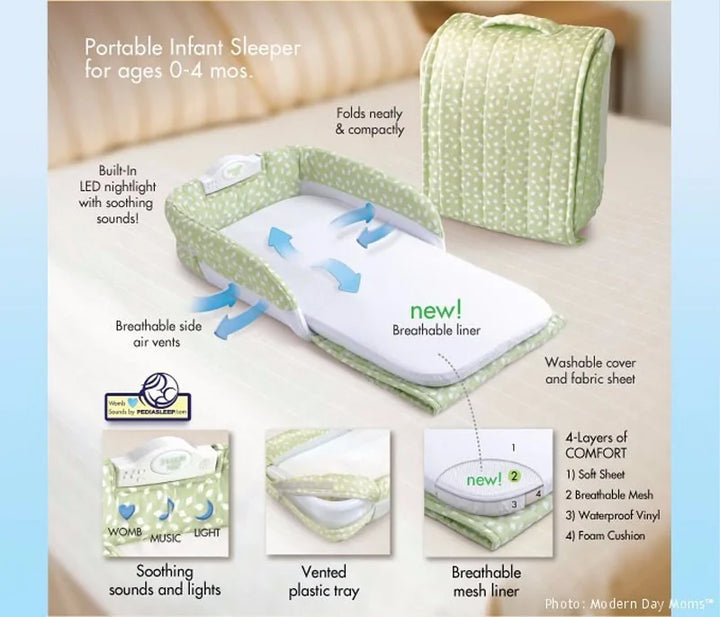 Cozy Newborn Snuggle Nest - Perfect for Babys First Days - Soft CushionedSnuggle Up Newborn Nest - Soft Safe Space for Your Little One - Baby Essentials - Totostore