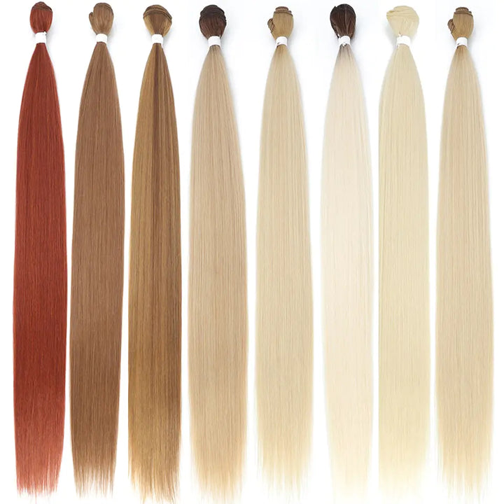 Monogrammed Faux Hair Extensions - Straight High Quality - Totostore