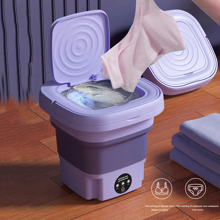 Foldable Washing Machine - Compact Portable and Easy to Use - Totostore