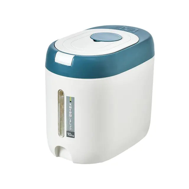 Effortless Storage Automatic Kitchen Rice Bin - Maximize Space and Keep Your Rice Fresh - Totostore