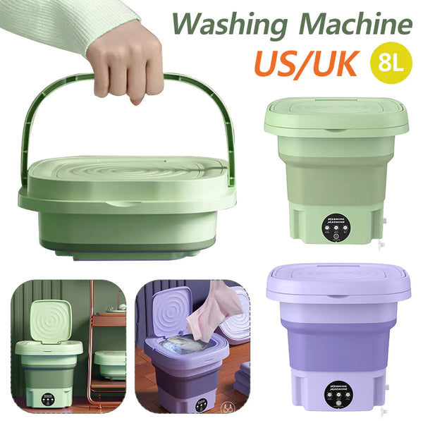 Foldable Washing Machine - Compact Portable and Easy to Use - Totostore