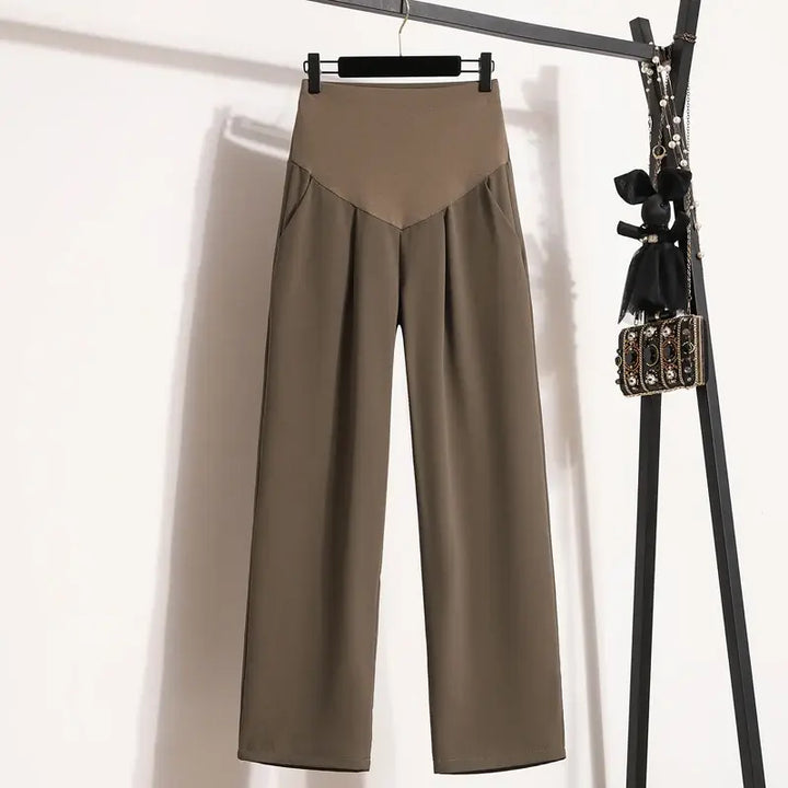 Stylish Comfortable Korean Maternity Office Pants for Expectant Mothers - Totostore