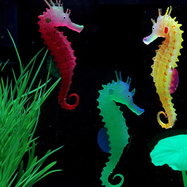 Luminous Seahorse Aquarium Decoration - Add a Magical Touch to Your Tank - Totostore