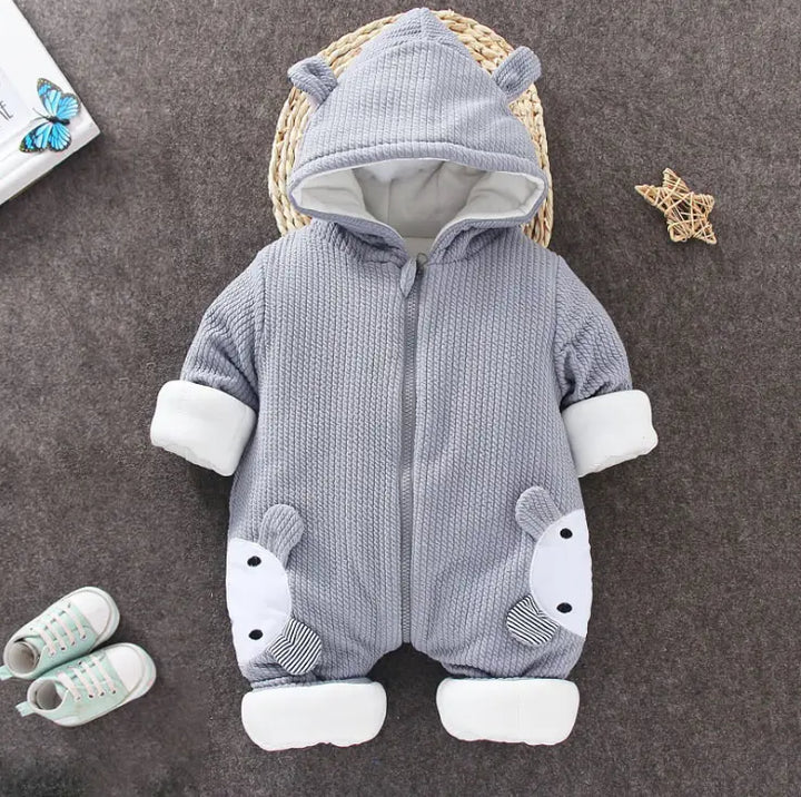 Cute Warm Cotton Baby Bodysuit Cozy Romper for Little Ones - Totostore