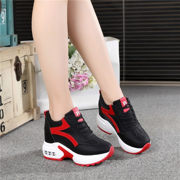 Womens Height Increasing Wedge Platform Shoes - Sports Insole Breathable Comfort - Keyword 1 Keyword 2