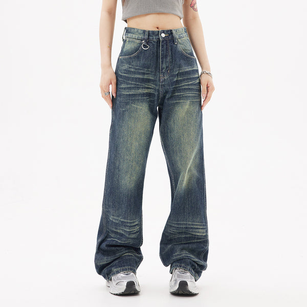 Distressed High Street American Jeans  Fashion Brand  Stylish Denim