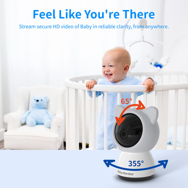 5-Inch HD Wireless Baby Monitor - Perfect for Peaceful Parenting - Totostore