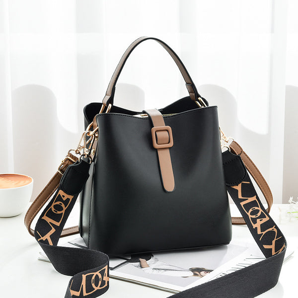 Korean Style Bucket Bag Fashionable Shoulder Bag for Women - Cross-Border Design