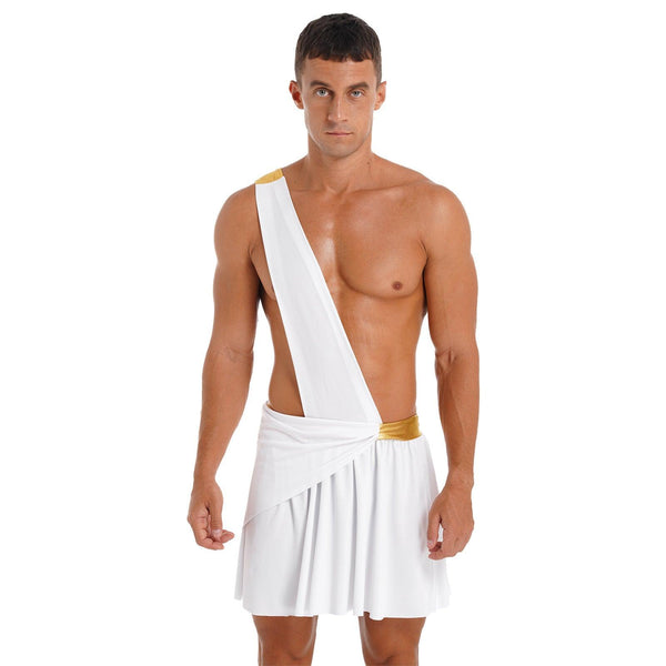 Mens Greek God Gladiator Costume - Ancient Inspired Cosplay Attire