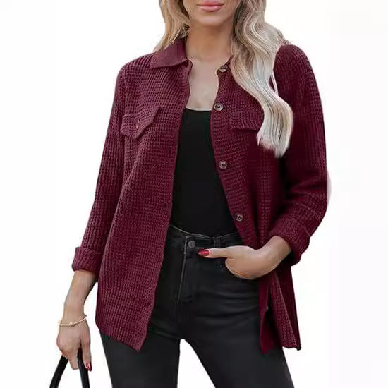 Stylish and Chic European  American Womens Cardigan - Perfect for Any Occasion