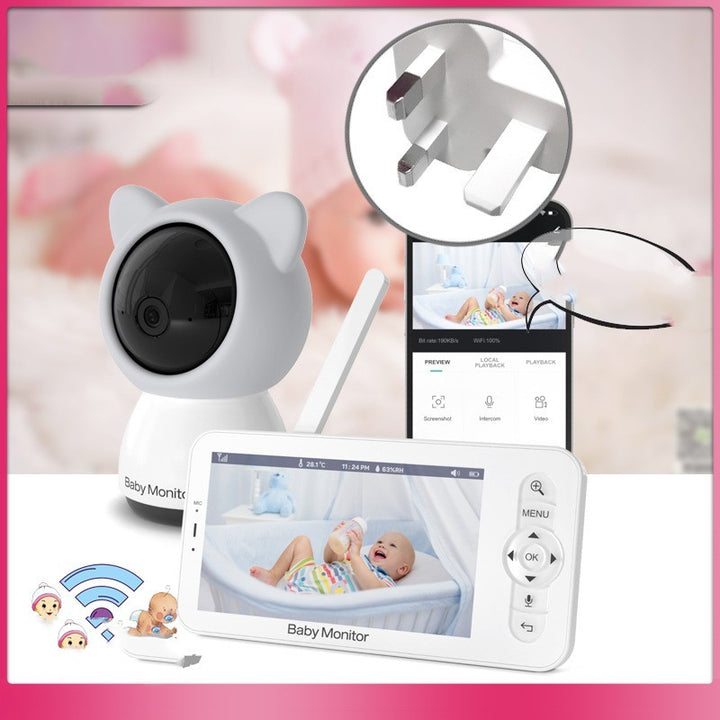 5-Inch HD Wireless Baby Monitor - Perfect for Peaceful Parenting - Totostore