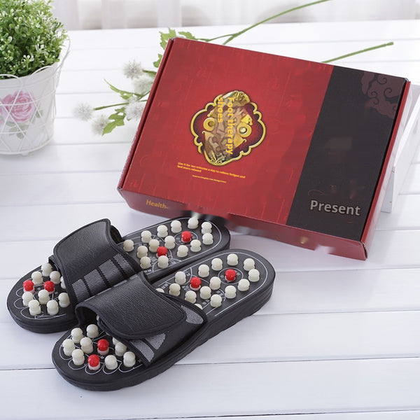 Rotating Tai Chi Massage Indoor Slippers - Non Slip and Comfortable