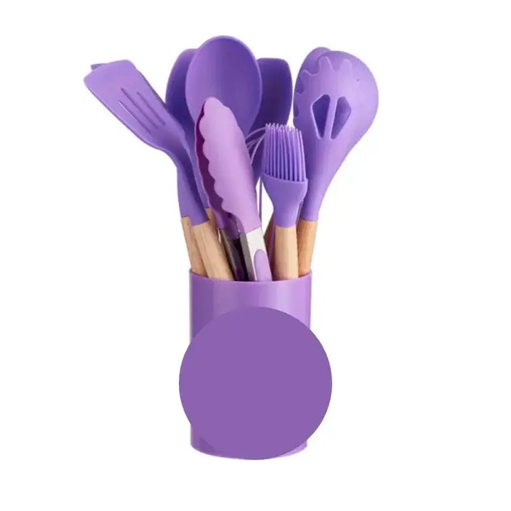 Nordic 12-Piece Silicone Set - Durable Kitchen Utensils for Everyday Use - Totostore