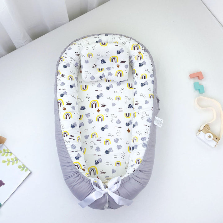 Portable Pure Cotton Baby Nest Bed - Newborn In Bed Bassinet - Soft and Comfortable - Totostore