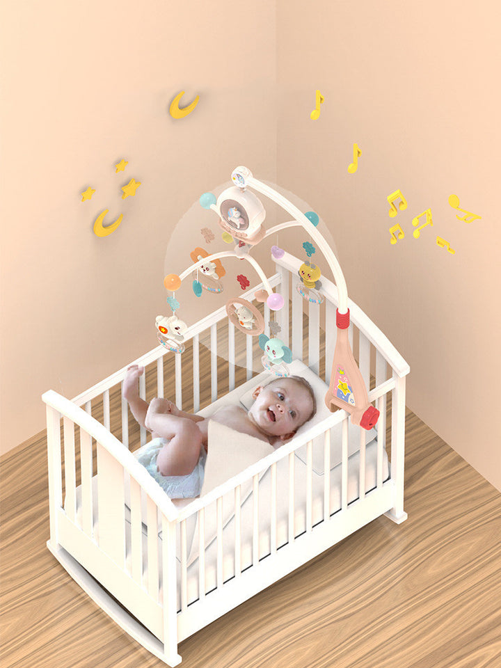 Rotating Rattle Baby Music Bed Bell Newborn Puzzle Bedside Toy Pendant - Totostore