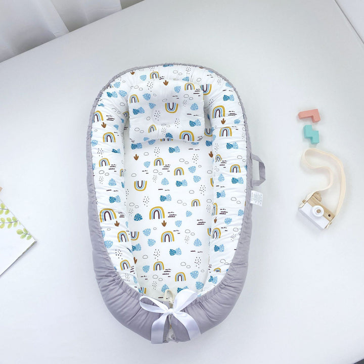 Portable Pure Cotton Baby Nest Bed - Newborn In Bed Bassinet - Soft and Comfortable - Totostore