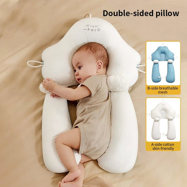 Baby Head Shaping Pillow for Proper Infant Posture Corrective Support for Newborns and Toddlers - Totostore