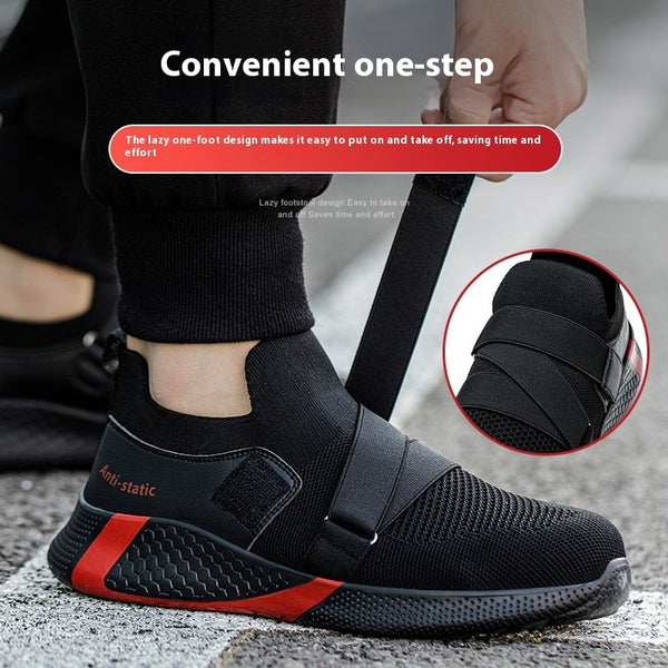 Lightweight and Protective Anti-static Attack Shield for Breathable Work Safety Footwear