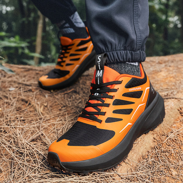 Mens Breathable Non-Slip Hiking Shoes - Perfect for Outdoor and Travel Adventures