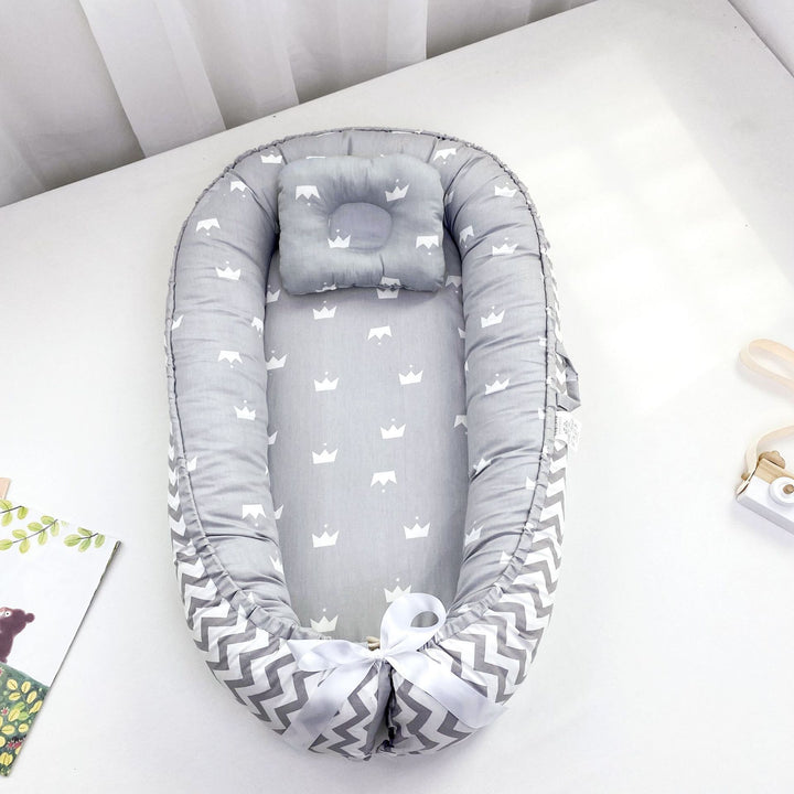 Portable Pure Cotton Baby Nest Bed - Newborn In Bed Bassinet - Soft and Comfortable - Totostore