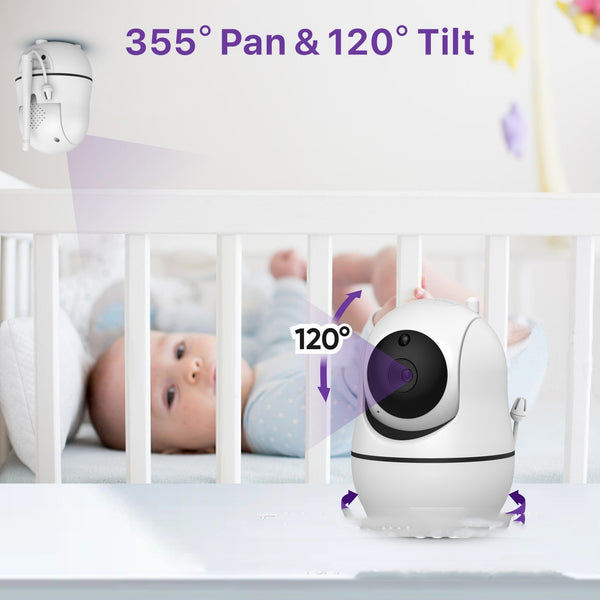 5-Inch Baby Monitor Home Intelligence for Peace of Mind - Totostore