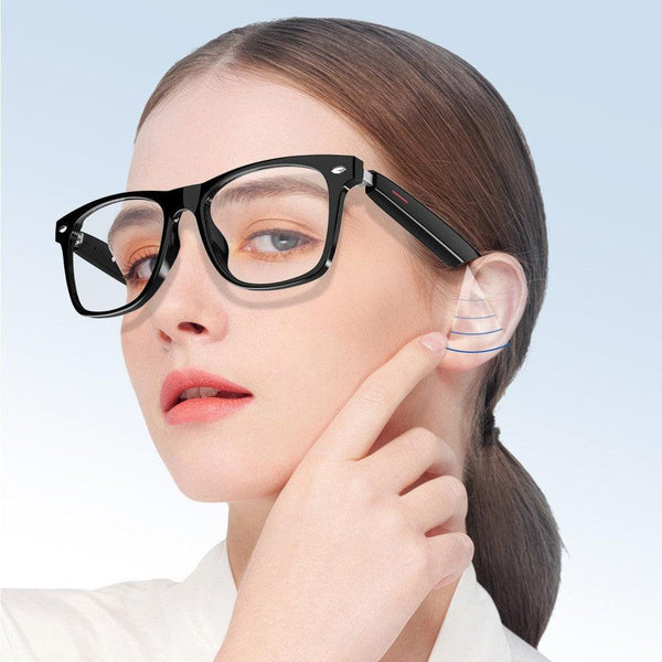 Smart Bluetooth Audio Glasses - Anti-Blue Technology for Music Streaming