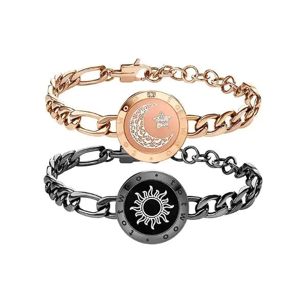 Sun-Moon Couple Bracelet - Smart Sensing for an Intimate Connection - Totostore