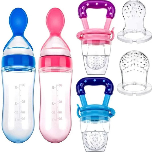 Baby Squeezing Feeding Spoon - Perfect for Mess-Free Mealtimes BPA-Free - Totostore