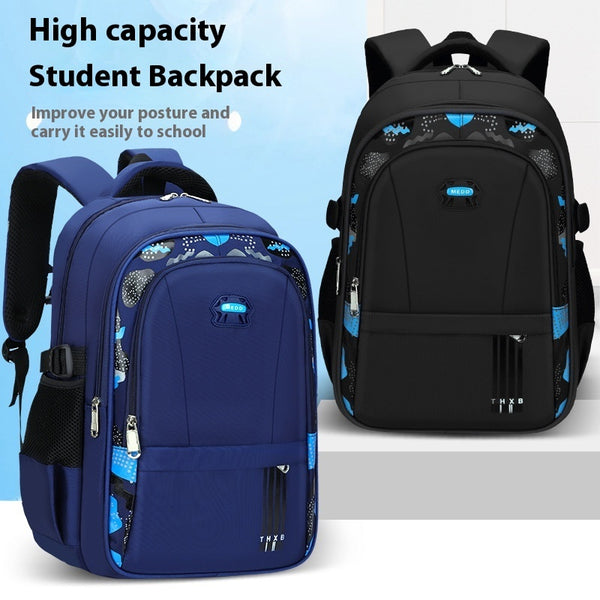 Breathable Large Capacity Childrens Schoolbag Lightweight and Durable