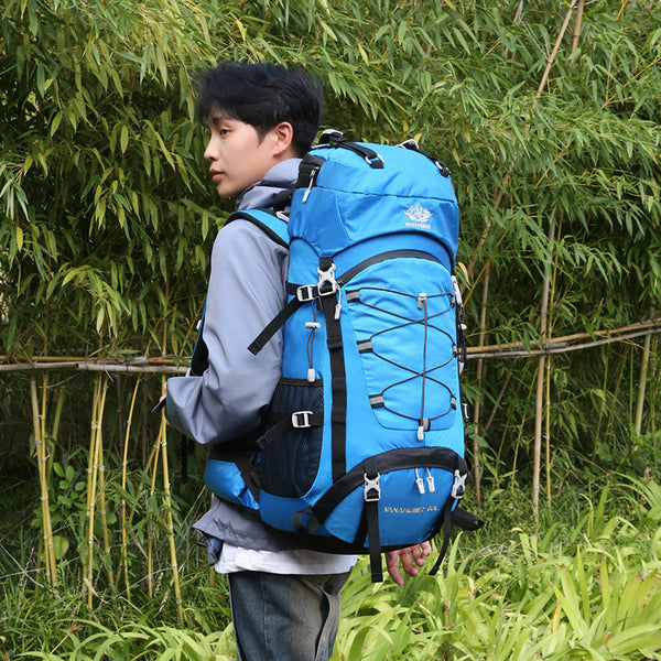 60L Hiking Bag Durable Outdoor Backpack for Camping Travel and Sports