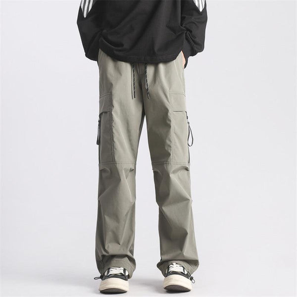 Mens Quick-drying All-match Casual Trousers - Loose Fit High-Quality Fabric