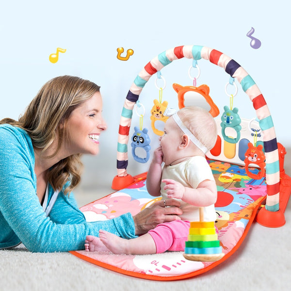 Baby Fitness Frame Pedal Piano - Developmental Fun Kids Toy with Music - Totostore