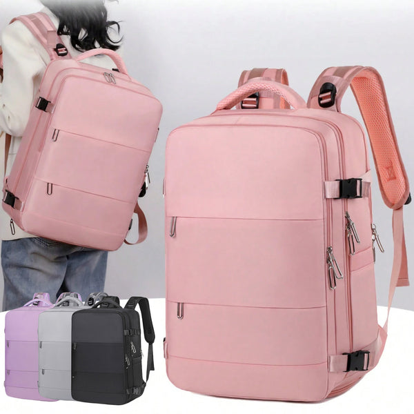 Large-Capacity Travel Backpack for Women  Dry and Wet Luggage Bag  College  Business Laptop Bag