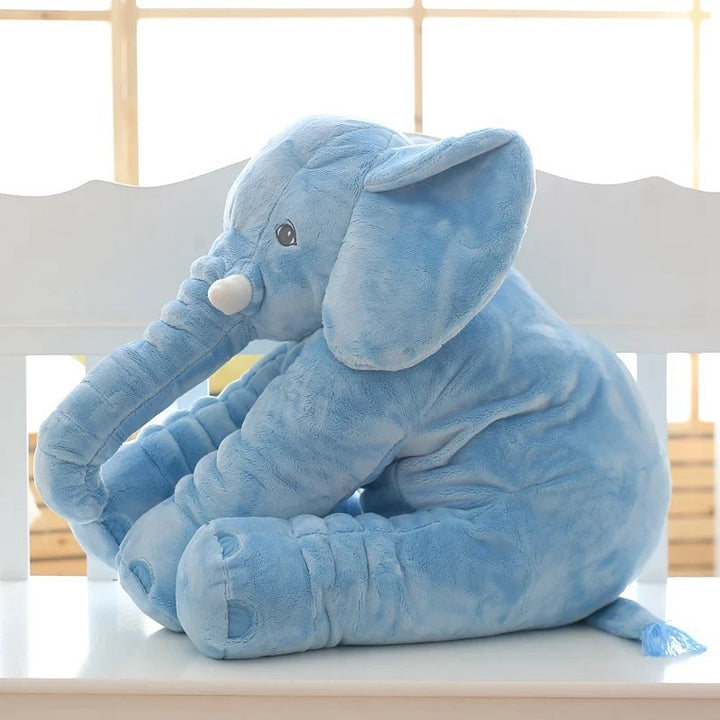 Plush Elephant Sleep Buddy - Soft Comfort Toy for Baby Handmade with Leather Shell - Totostore