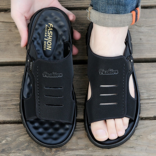 Mens Summer Sandals Dual-Use Non-Slip and Wear-Resistant for the Beach